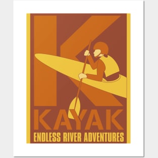 Kayak Endless River Adventures Posters and Art